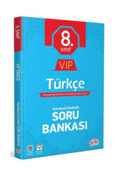 Editör Yayınları 8.Sınıf VİP Karekod Çözümlü Türkçe Soru Bankası - Editör Yayınları