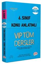 Editör Yayınevi - Editör Yayınları 6. Sınıf VIP Tüm Dersler Konu Anlatımlı Mavi Kitap