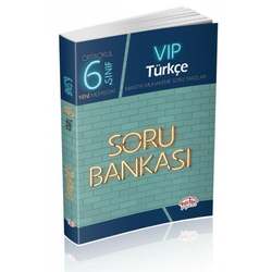 Editör Yayınevi - Editör Yayınları 6. Sınıf VIP Türkçe Soru Bankası Test Kitabı