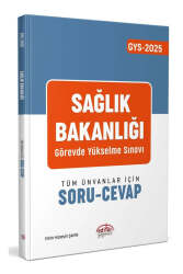 Editör Yayınları 2025 T.C Sağlık Bakanlığı GYS Tüm Ünvanlar İçin Soru-Cevap - Editör Yayınları