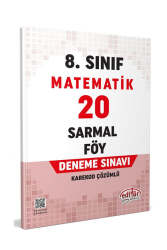 Editör Yayınları 8.Sınıf Matematik 20 Sarmal Föy Deneme Sınavı - Editör Yayınları