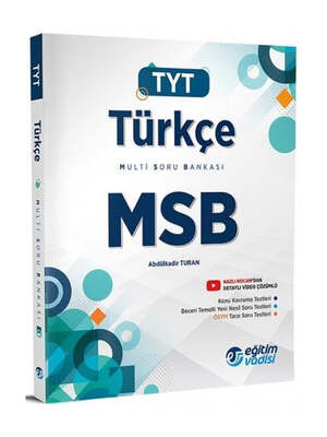 Eğitim Vadisi Yayınları TYT Türkçe Multi Soru Bankası Video Çözümlü - 1