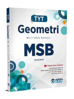 Eğitim Vadisi Yayınları TYT Geometri Multi Soru Bankası Video Çözümlü - 1