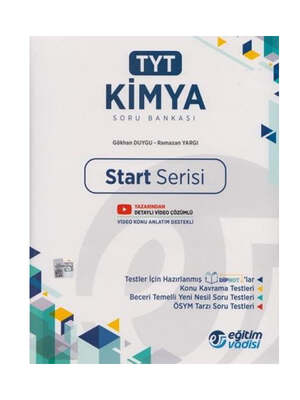 Eğitim Vadisi TYT Kimya Start Serisi Soru Bankası - 1