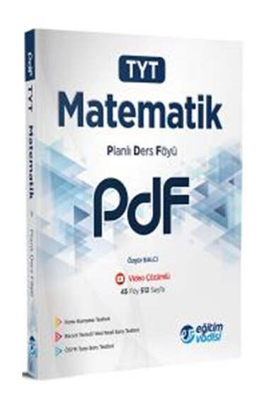 Eğitim Vadisi Yayınları 2023 TYT Matematik PDF Planlı Ders Föyü - 1