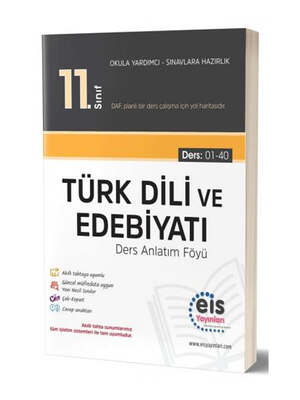 Eis Yayınları 11. Sınıf Türk Dili ve Edebiyatı Ders Anlatım Föyü - 1