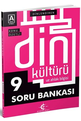 Eker Test Yayınları 9.Sınıf Din Kültürü ve Ahlak Bilgisi Dinlendiren Konu Özetli Soru Bankası - 1