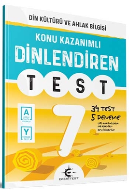 Eker Test Yayınları 7.Sınıf Din Kültürü ve Ahlak Bilgisi Dinlendiren Test - 1