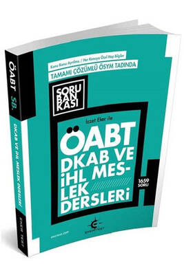 Eker Test Yayınları 2021 ÖABT Din Kültürü ve İmam Hatip Lisesi Meslek Dersleri Öğretmenliği Soru Bankası Çözümlü - 1