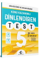 Eker Test Yayınları - Eker Test Yayınları 5.Sınıf Din Kültürü ve Ahlak Bilgisi Dinlendiren Test