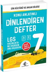 Eker Test Yayınları - Eker Test Yayınları 7.Sınıf Din Kültürü ve Ahlak Bilgisi Dinlendiren Konu Anlatımlı Defter