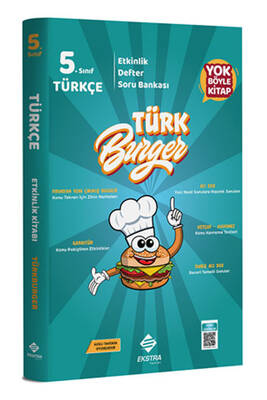 Ekstra Yayıncılık 5. Sınıf Türkçe Türkburger Soru Bankası - 1
