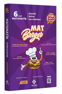 Ekstra Yayıncılık 6. Sınıf Matematik Matburger Soru Bankası - 1
