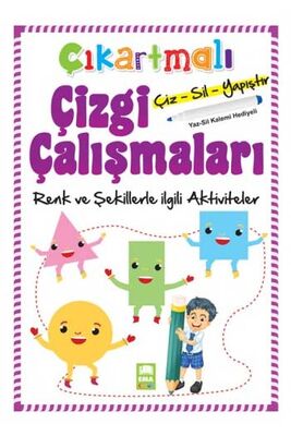 Ema Kitap Çıkartmalı Çizgi Çalışmaları Şekiller - 1