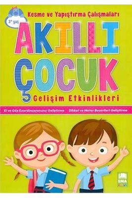 ​Ema Kitap Kesme ve Yapıştırma Çalışmaları Akıllı Çocuk Gelişim Etkinlikleri - 1