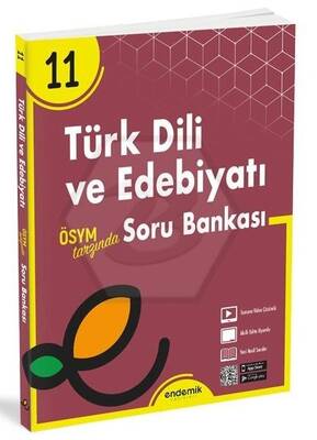 Endemik Yayınları 11.Sınıf Türk Dili ve Edebiyatı Soru Bankası - 1