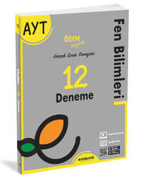 Endemik Yayınları - Endemik Yayınları 2022 AYT Fen Bilimleri 12 Deneme Sınavı