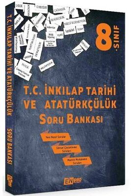 Enpro Yayınları 8. Sınıf T.C. İnkılap Tarihi ve Atatürkçülük Soru Bankası - 1