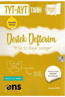 ​ENS Yayıncılık 2025 TYT AYT Tarih Destek Defterim - 1