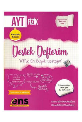 ENS Yayıncılık AYT Fizik Destek Defterim - 1
