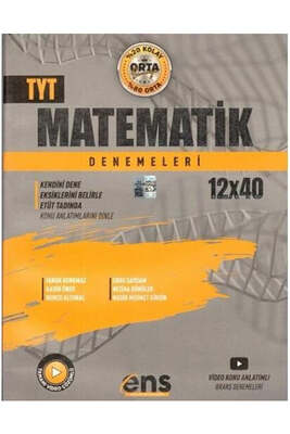 ENS Yayıncılık TYT Matematik 12 x 40 Denemeleri - 1