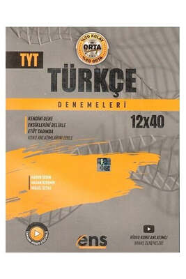 ENS Yayınları TYT Türkçe 12 x 40 Denemeleri - 1