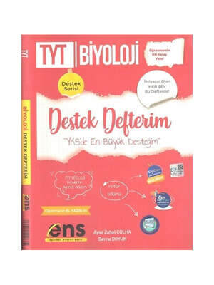 ENS Yayıncılık TYT Biyoloji Destek Defterim - 1