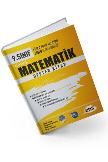 ENS Yayıncılık 2024 9.Sınıf Matematik Defter Kitap - 1