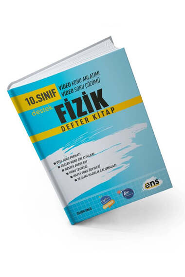 ENS Yayıncılık 2024 10.Sınıf Fizik Defter Kitap - 1