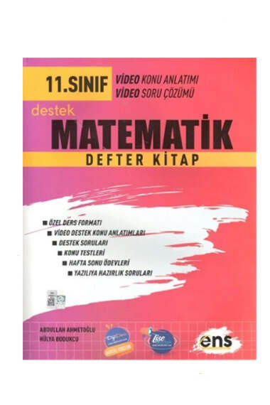 ENS Yayınları 2024 11.Sınıf Matematik Defter Kitap - 1