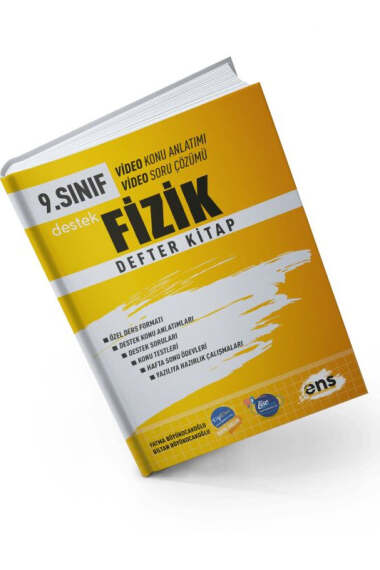 ENS Yayınları 2024 9.Sınıf Fizik Defter Kitap - 1