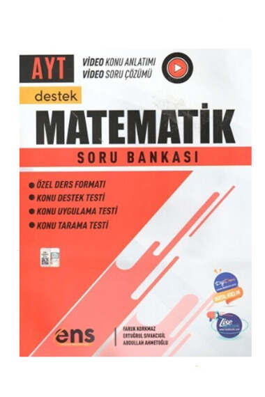 ENS Yayınları 2024 AYT Matematik Destek Soru Bankası - 1