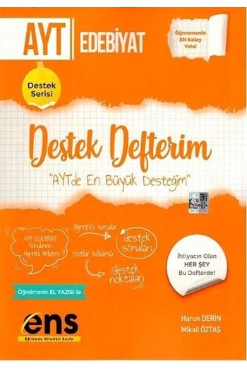 ENS Yayıncılık AYT Türk Dili ve Edebiyatı Destek Defterim