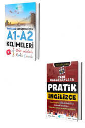 Erkan Önler Yayınları Yeni Başlayanlara Pratik İngilizce ve A1-A2 Kelimeleri Seti (2 Kitap) - Erkan Önler Yayınları
