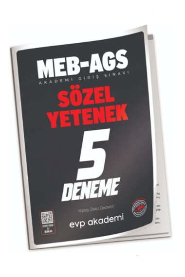 EVP Akademi 2025 MEB-AGS Sözel Yetenek 5 Deneme - 1