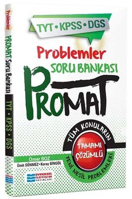 ​Evrensel İletişim Yayınları TYT KPSS DGS Promat Problemler Tamamı Çözümlü Soru Bankası - 1