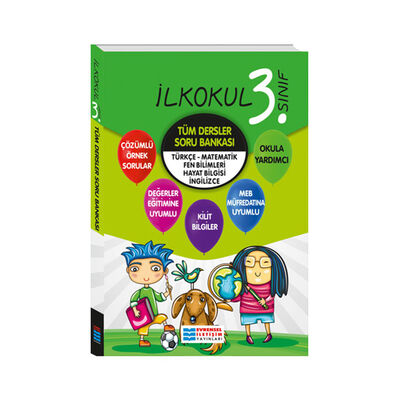 ​Evrensel İletişim Yayınları 3. Sınıf Tüm Dersler Soru Bankası - 1