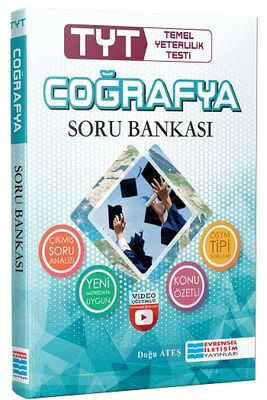 Evrensel İletişim Yayınları TYT Coğrafya Video Çözümlü Soru Bankası - 1