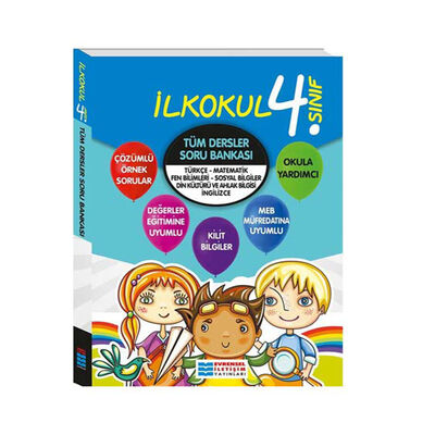 Evrensel İletişim Yayınları 4. Sınıf Tüm Dersler Soru Bankası - 1