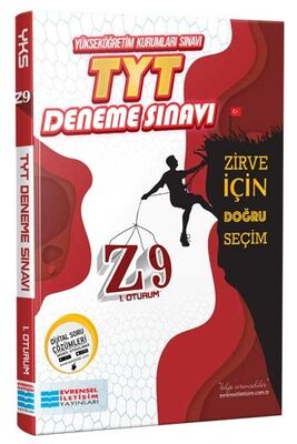 Evrensel İletişim Yayınları TYT Z9 Video Çözümlü Deneme Sınavları - 1