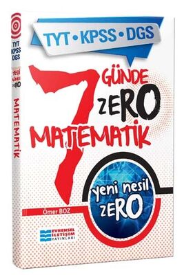 Evrensel İletişim Yayınları TYT KPSS DGS Yeni Nesil ZERO Matematik - 1