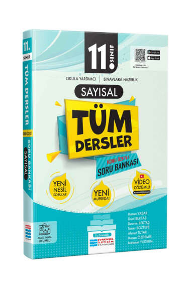 Evrensel İletişim Yayınları 11.Sınıf Tüm Dersler Sayısal Konu Özetli Soru Bankası - 1