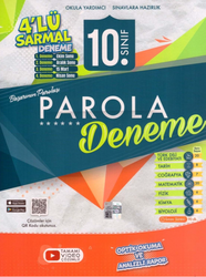Evrensel İletişim Yayınları - Evrensel Yayınları 10.Sınıf Sarmal 4'lü Deneme (Parola)