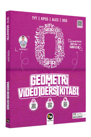 F10 Yayınları Kenan Kara İle Sıfırdan Geometri Video Ders Kitabı - 1