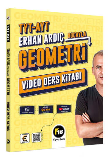 F10 Yayınları 2024 Erhan Ardıç Hocayla TYT-AYT Geometri Video Ders Kitabı - 1