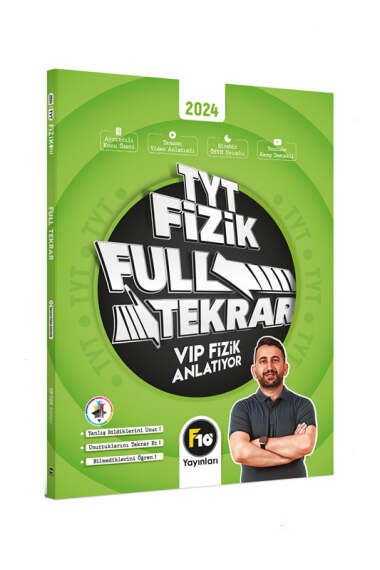 F10 Yayınları VİP Fizik TYT Fizik Full Tekrar Video Ders Kitabı - 1