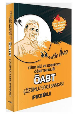 Fatih Avcı 2021 ÖABT Türk Dili ve Edebiyatı Öğretmenliği Fuzuli Soru Bankası - 1