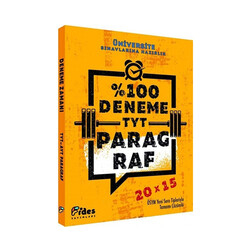 Fides Yayınları TYT Paragraf 20×15 Yüzde Yüz Deneme - Fides Yayınları