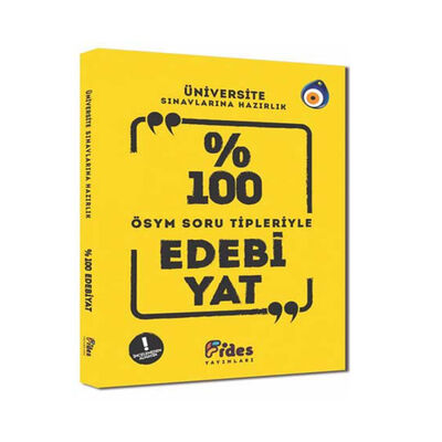 Fides Yayınları %100 ÖSYM Soru Tipleriyle Edebiyat - 1