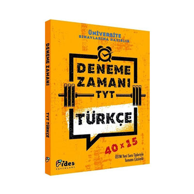 Fides Yayınları TYT Türkçe 40×15 Deneme Zamanı - 1
